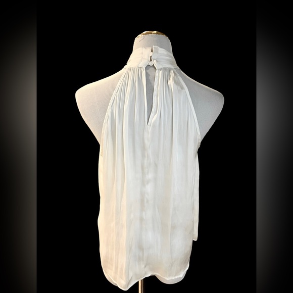 RESET by Jane White Eleanor Silky Sleeveless Blouse Size Small - Picture 3 of 3